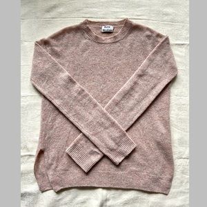 Acne Studios Light Pink Crewneck Sweater Size S